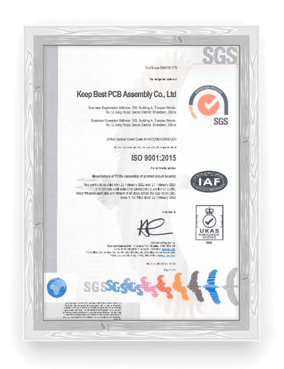 ISO9001-Quality Management System Certificate