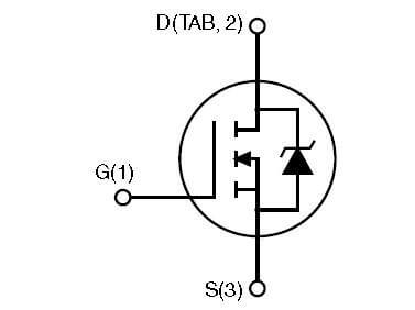 N-channel MOSFET Diagram