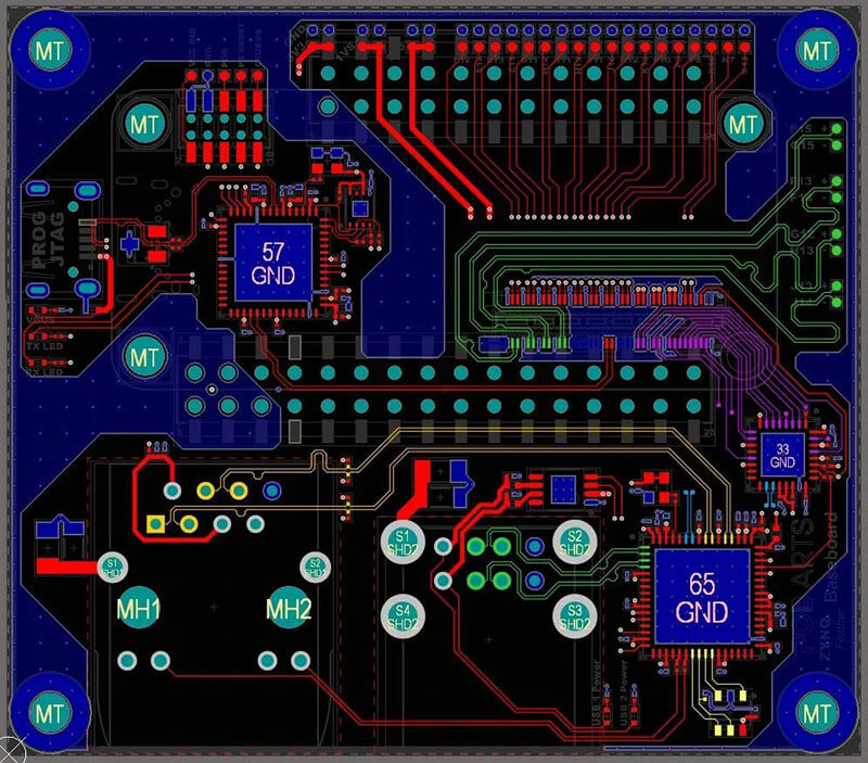 PCB-Routing diagram